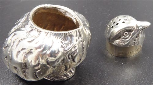 RARE CHICK PEPPER POT LONDON 1882 - ADDITIONAL PHOTO 7