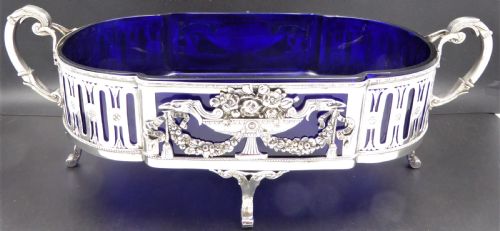 SOLID SILVER JARDINIERE CIRCA 1900 - ADDITIONAL PHOTO 1
