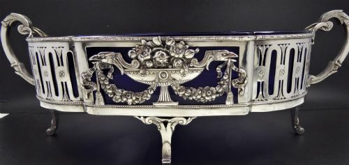 SOLID SILVER JARDINIERE CIRCA 1900 - ADDITIONAL PHOTO 2