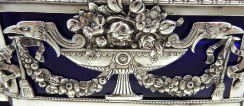 SOLID SILVER JARDINIERE CIRCA 1900 - ADDITIONAL PHOTO 3