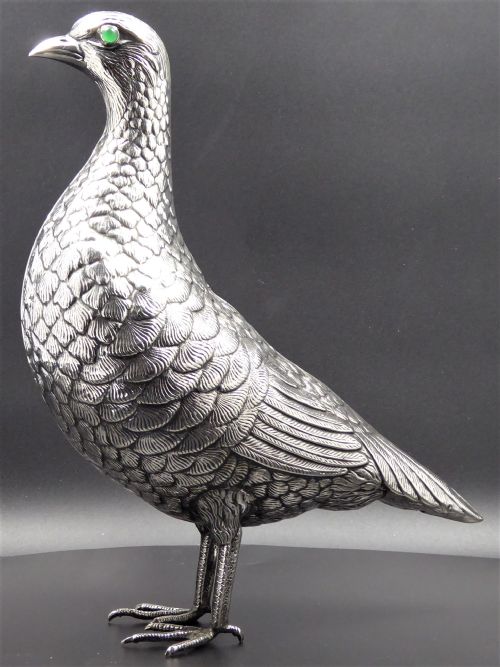 large solid silver bird 195060's - CATEGORY: ANTIQUE SILVER - DATED 1950
