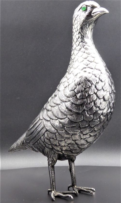 LARGE SOLID SILVER BIRD 195060'S - ADDITIONAL PHOTO 1