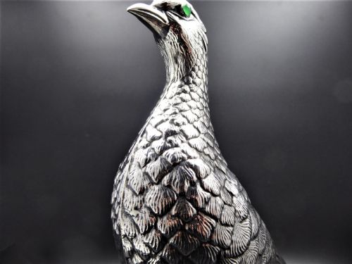 LARGE SOLID SILVER BIRD 195060'S - ADDITIONAL PHOTO 7
