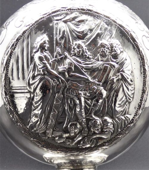 RARE DUTCH SOLID SILVER EWER - ADDITIONAL PHOTO 2