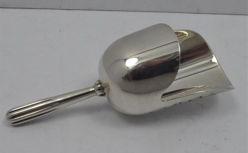 FANTASTIC SOLID SILVER LARGE SUGAR SCUTTLE - ADDITIONAL PHOTO 10