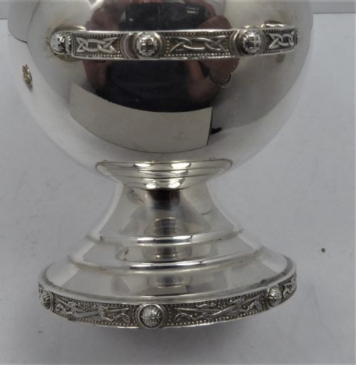 FANTASTIC SOLID SILVER LARGE SUGAR SCUTTLE - ADDITIONAL PHOTO 14