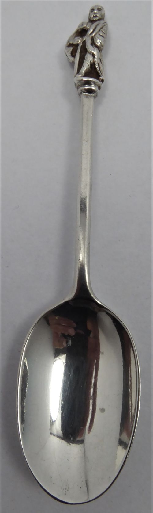 victorian solid silver aposstle tea spoon 1893 - CATEGORY: ANTIQUE SILVER - DATED 1890