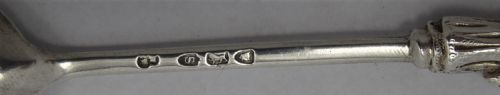 VICTORIAN SOLID SILVER APOSSTLE TEA SPOON 1893 - ADDITIONAL PHOTO 3