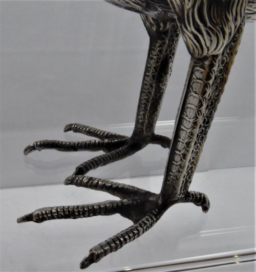 LARGE SOLID SILVER BIRD 195060'S - ADDITIONAL PHOTO 6
