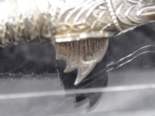 SOLID SILVER ARTICULATED FISH - ADDITIONAL PHOTO 4