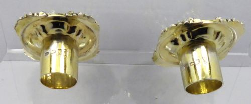 GEORGIAN SILVER AND GILT DWARF CANDLESTICKS 1825 - ADDITIONAL PHOTO 6