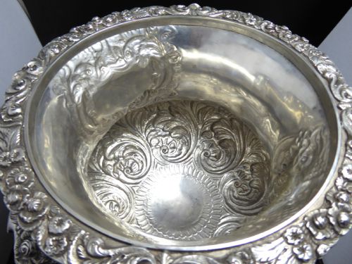 MASSIVE IRISH DUBLIN SILVER GEORGIAN WINE COOLER - ADDITIONAL PHOTO 10