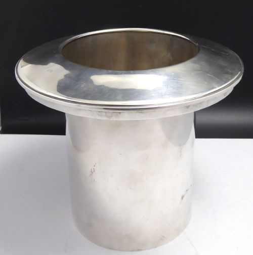 MASSIVE IRISH DUBLIN SILVER GEORGIAN WINE COOLER - ADDITIONAL PHOTO 11
