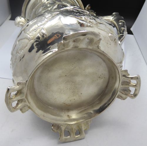 HUMONGOUS ART NOUVEAU STYLE BEER STEIN - ADDITIONAL PHOTO 15