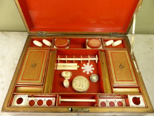 19th C Lacquer Work Box