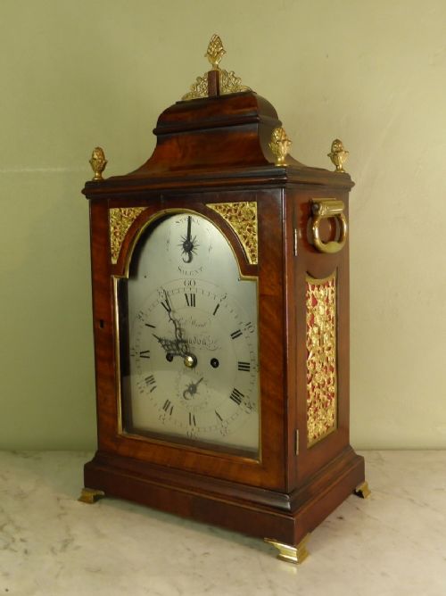 A George III Mahogany Cased Bracket Clock