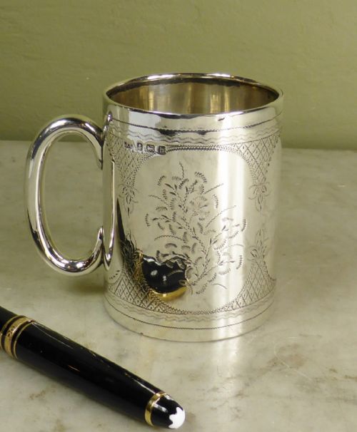 Silver Christening Mug