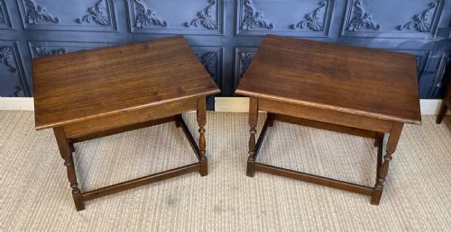 Pair of Oak Coffee Tables