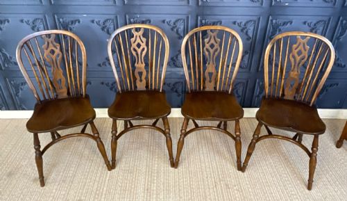 Set of Four Windsor Style Chairs