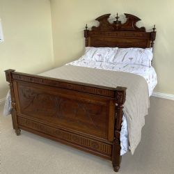 ANTIQUE FRENCH DOUBLE BED