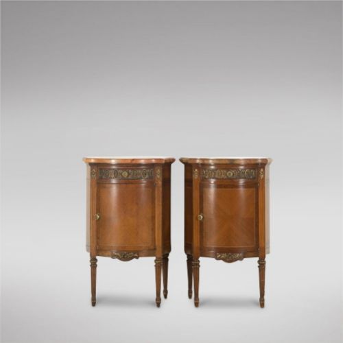 A 19thc Pair of Bedside Tables