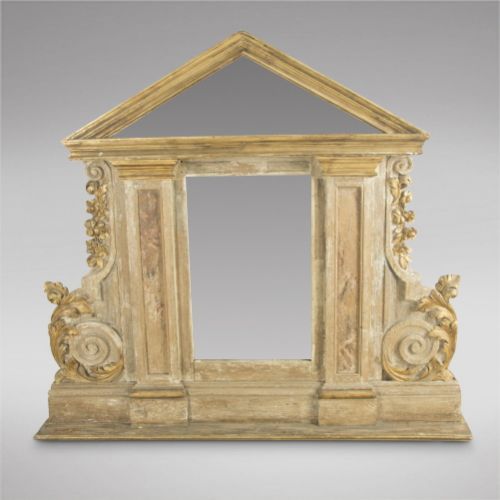 A Large Decorative 19thc French Mirror

