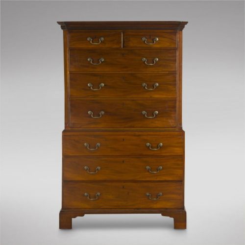 A George 111 Mahogany Chest on Chest