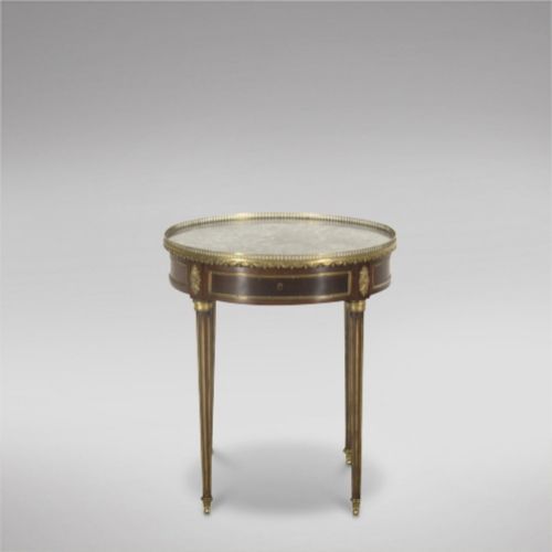 French Mahogany and Gilt Circular Table