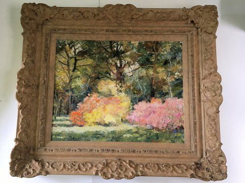 Francis B Savage - Oil on Board - 'Azaleas'