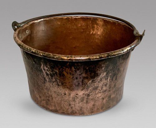 A 19thc Copper Log Bin
