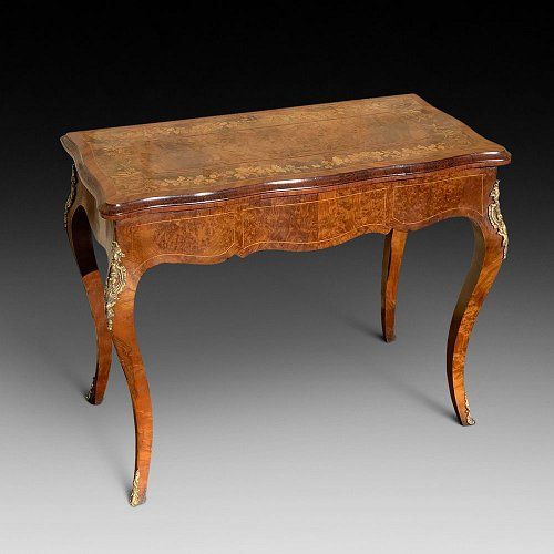 A Walnut Card Table, Ca. 1825-35