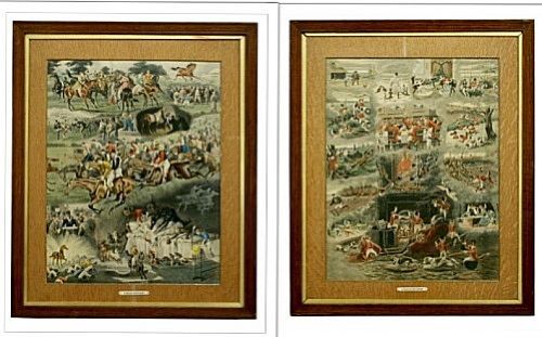 A Fabulous Pair After a C Havell 'Foxhunters Dream and 'Racing Nightmare'