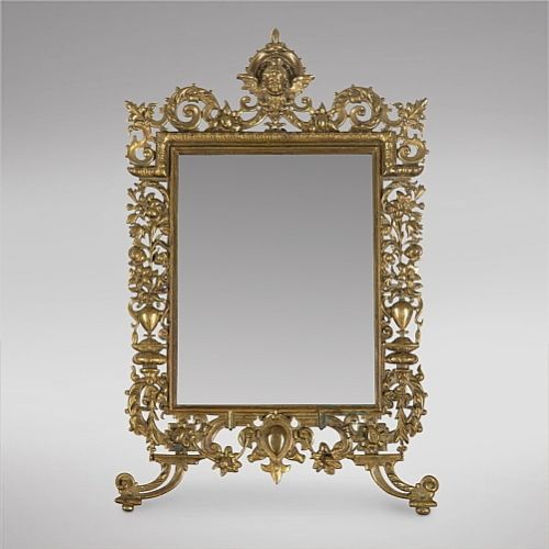 A 19thc French Table Mirror