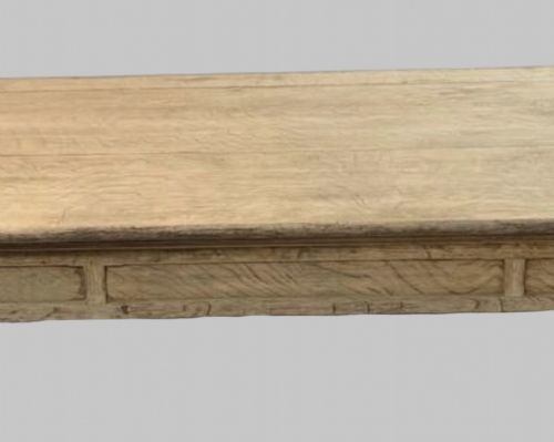 EARLY 19TH CENTURY BLEACHED OAK GOTHIC TABLE - ADDITIONAL PHOTO 4