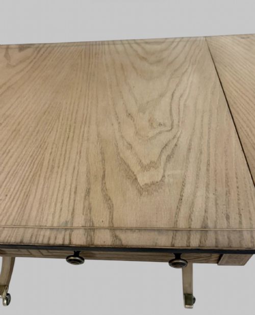 fig 1. Regency Style Sofa Table in Elm, Oak & Ash