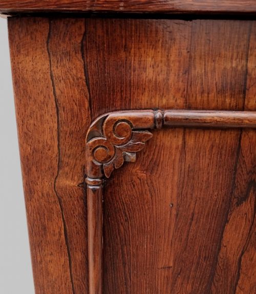 ANTIQUE VICTORIAN ROSEWOOD DAVENPORT DESK ENGLISH C1860 - ADDITIONAL PHOTO 8