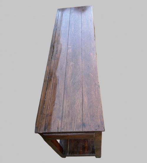 LATE 18TH CENTURY WELSH OAK POTBOARD DRESSER BASE - ADDITIONAL PHOTO 1