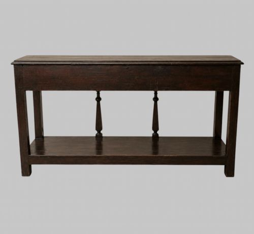 LATE 18TH CENTURY WELSH OAK POTBOARD DRESSER BASE - ADDITIONAL PHOTO 4
