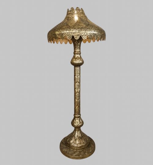 MIDDLE EASTERN MOORISH LARGE SYRIAN FLOOR LAMP