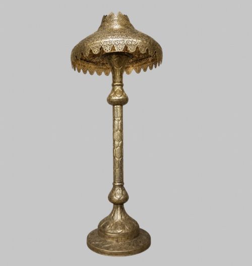 MIDDLE EASTERN MOORISH LARGE SYRIAN FLOOR LAMP - ADDITIONAL PHOTO 1