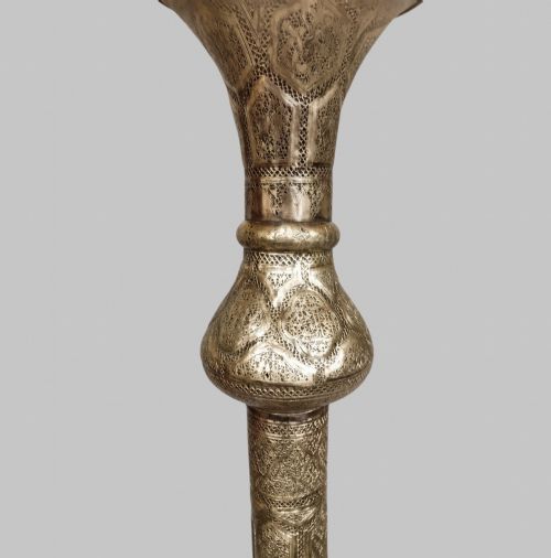 MIDDLE EASTERN MOORISH LARGE SYRIAN FLOOR LAMP - ADDITIONAL PHOTO 3