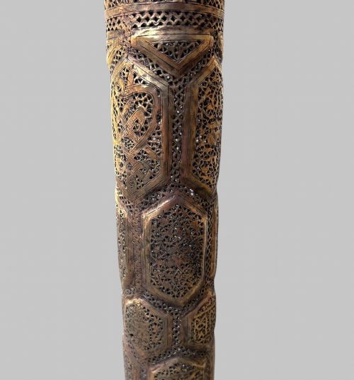 MIDDLE EASTERN MOORISH LARGE SYRIAN FLOOR LAMP - ADDITIONAL PHOTO 4