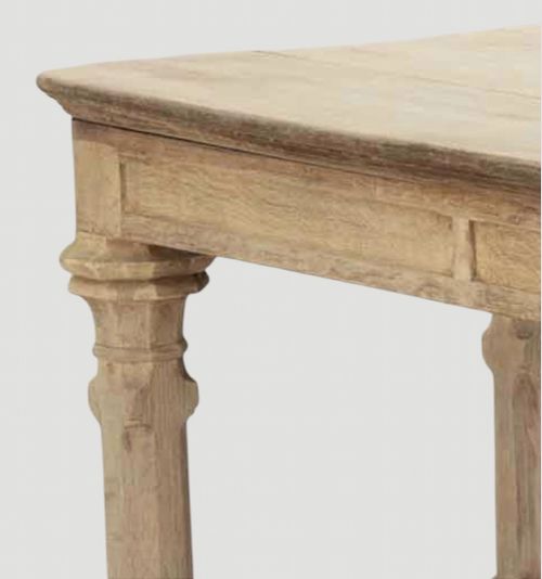 A FABULOUS EARLY 19THC BLEACHED OAK SERVING HALL TABLE - ADDITIONAL PHOTO 3