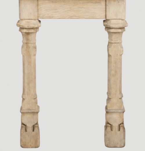 A FABULOUS EARLY 19THC BLEACHED OAK SERVING HALL TABLE - ADDITIONAL PHOTO 5