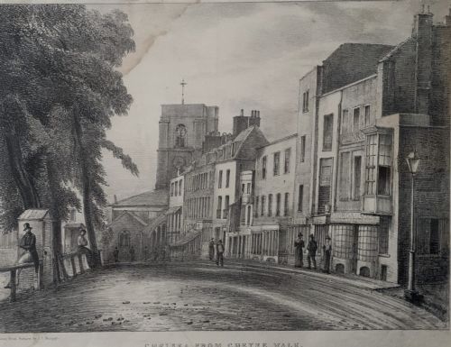 FOUR LITHOGRAPHS 1829 IMAGES OF CHELSEA LONDON JC BURGESS PRINTER WILLIAM DAY - ADDITIONAL PHOTO 2