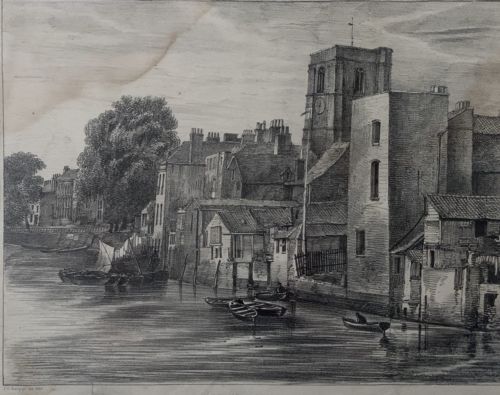 FOUR LITHOGRAPHS 1829 IMAGES OF CHELSEA LONDON JC BURGESS PRINTER WILLIAM DAY - ADDITIONAL PHOTO 4