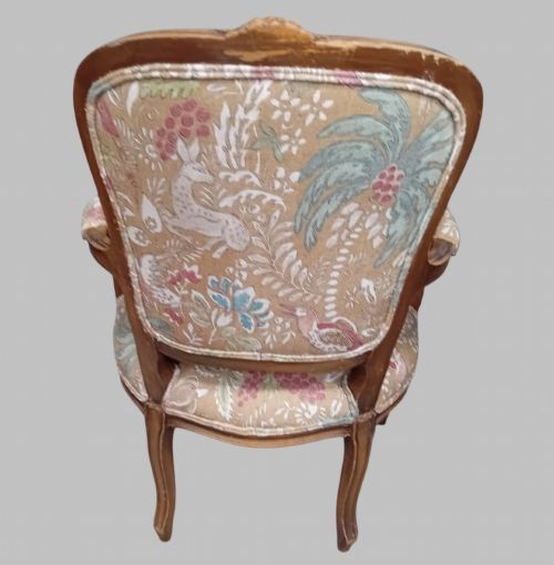 PAIR OF NEOROCOCO OPEN ARMCHAIRS C 1930S - ADDITIONAL PHOTO 1