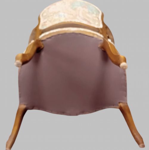 PAIR OF NEOROCOCO OPEN ARMCHAIRS C 1930S - ADDITIONAL PHOTO 7