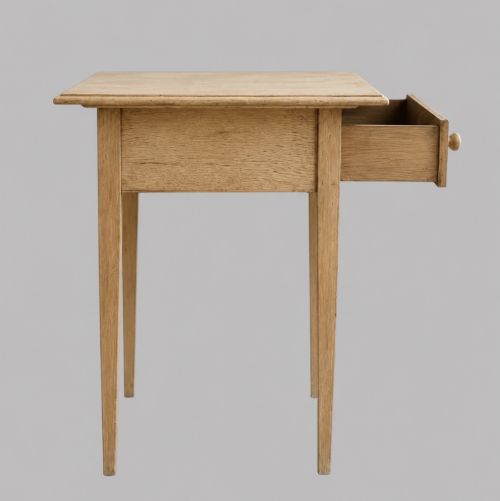 AN ATTRACTIVE MID 18THCENTURY BLEACHED OAK SIDE TABLE - ADDITIONAL PHOTO 2