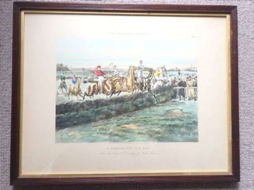 AFTER GEORGE FINCH MASON A SET OF FOUR AQUATINTS HORSE RACING 'BILLIARDS STAKES' - ADDITIONAL PHOTO 1